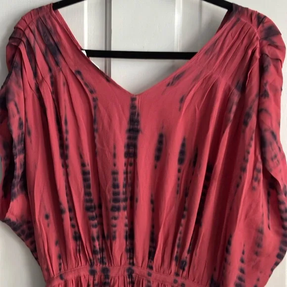 NWT Pure Jill J. Jill Vibrant Pink Tie-Dye Dress - Picture 5 of 7